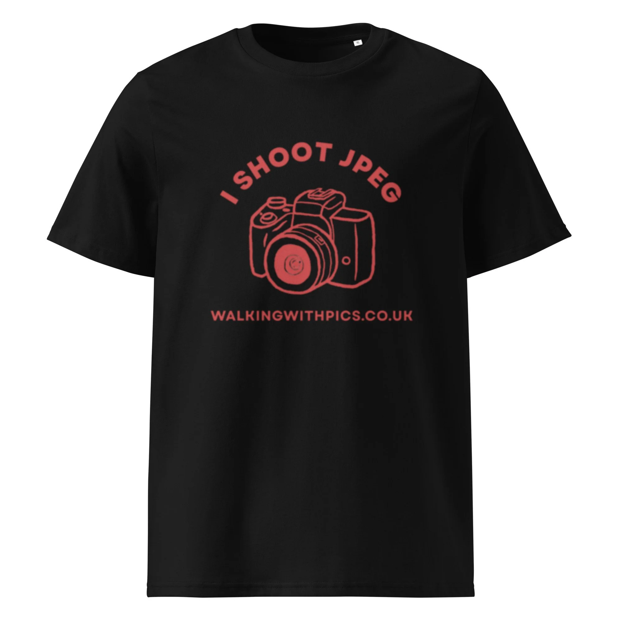 I Shoot JPEG — Unisex Organic T-Shirt
