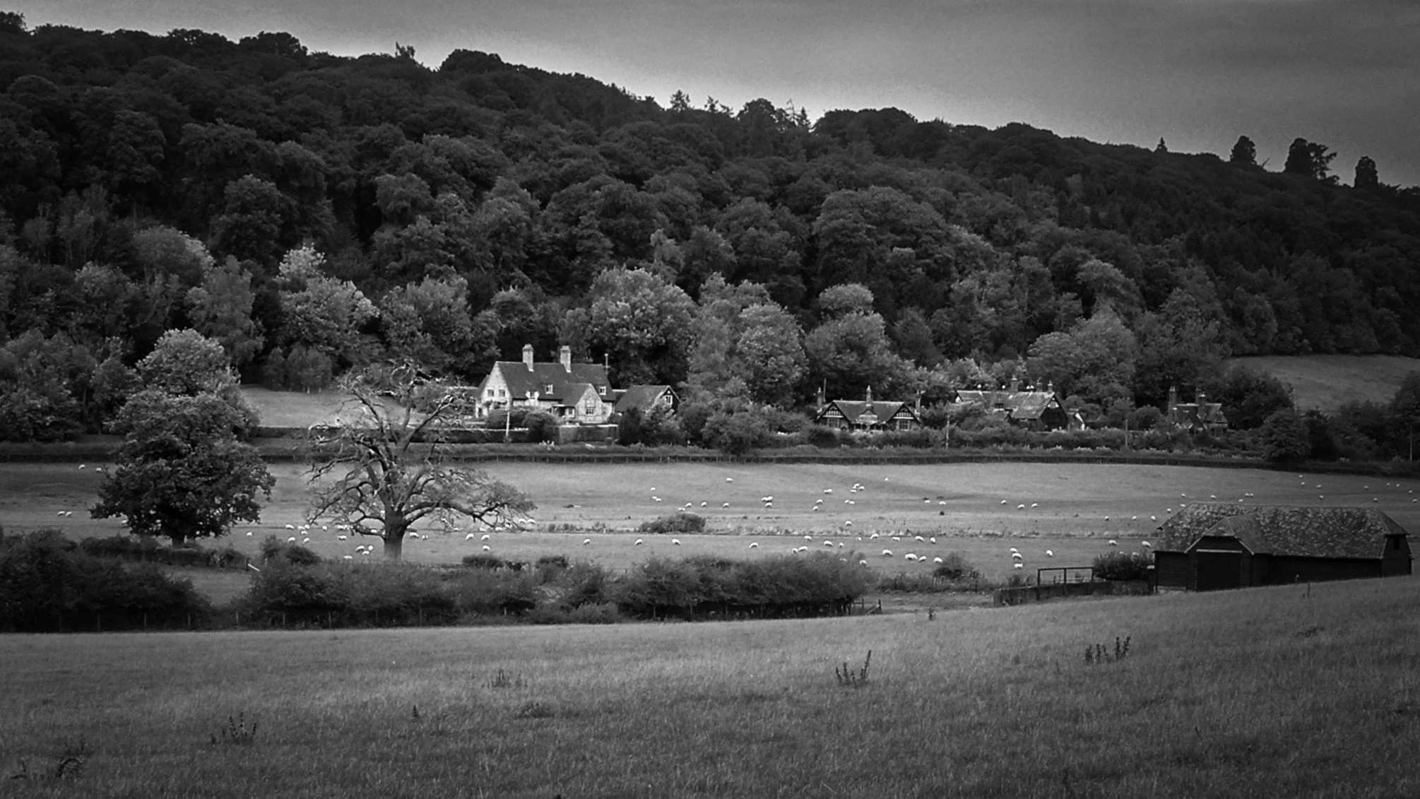 Hambleden village in the Chiltern Hills