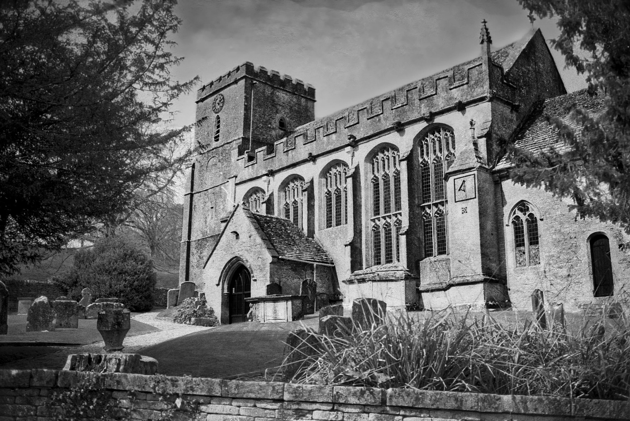 St Andrew's Church in Chedworth, Cotswolds