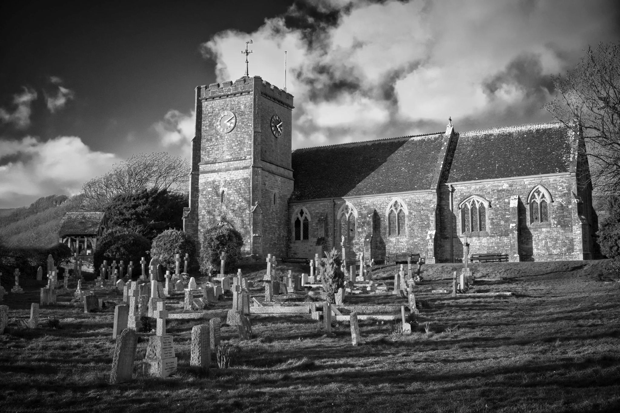 Lulworth church in Dorset