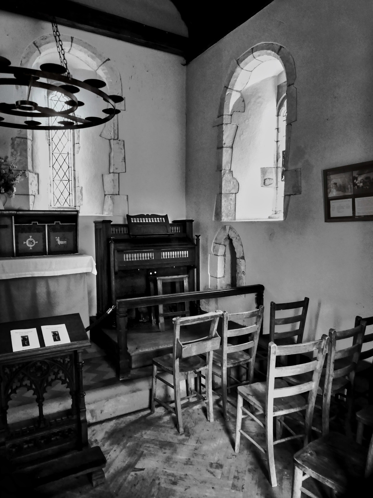 Interior of a small rural church