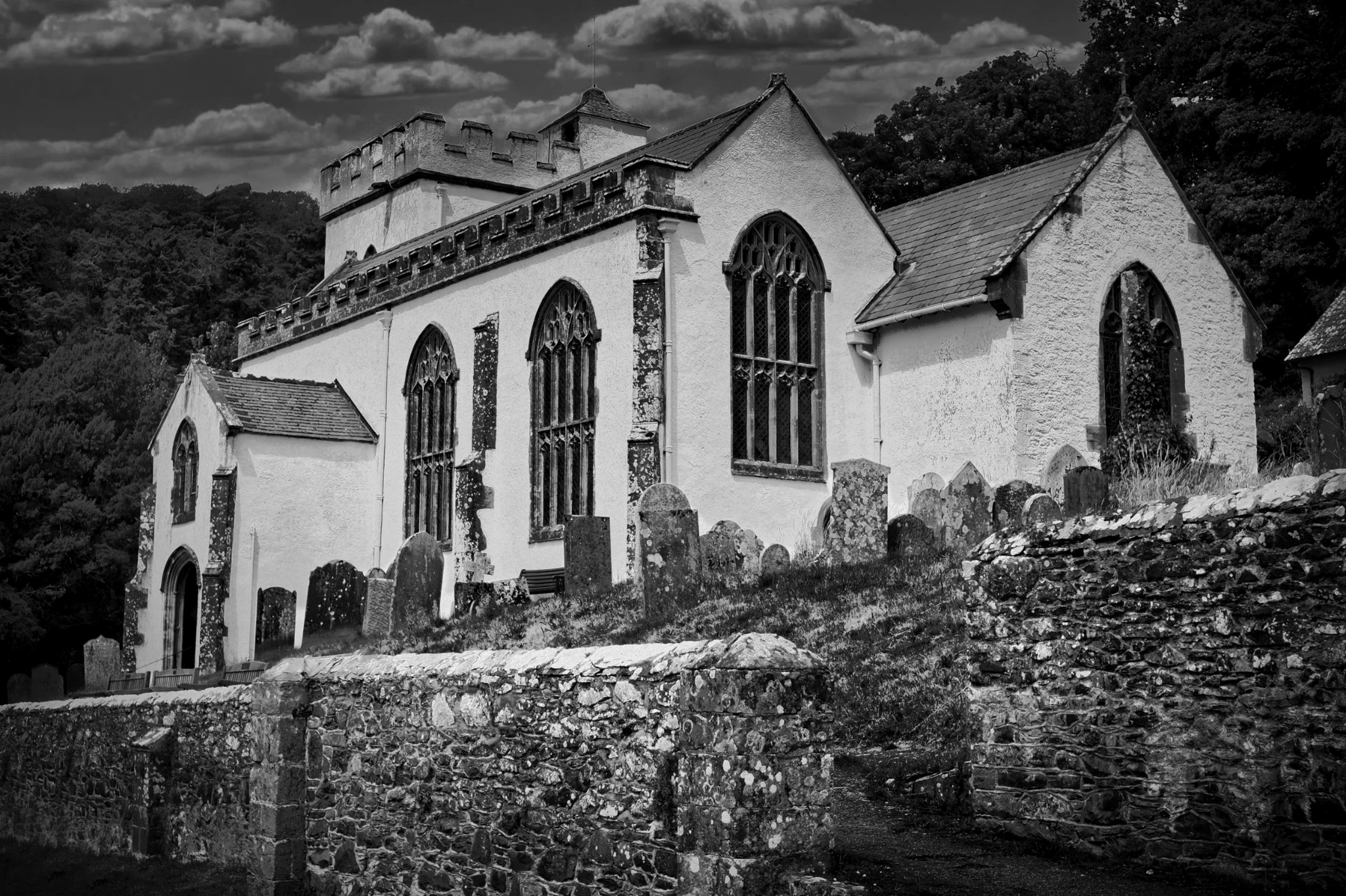 Selworthy church on Exmoor