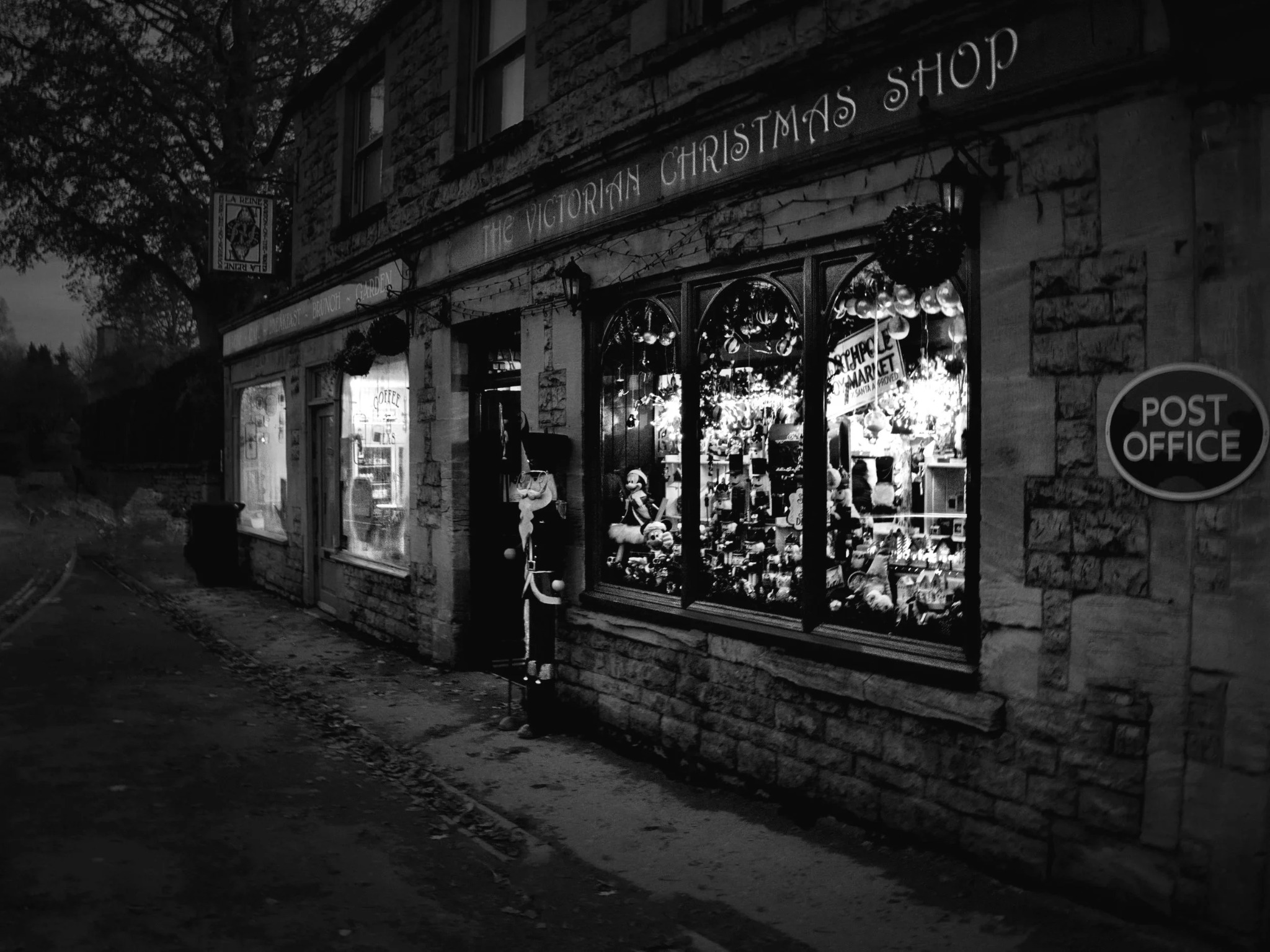 Victorian Christmas shop at Bourton-on-the-Water