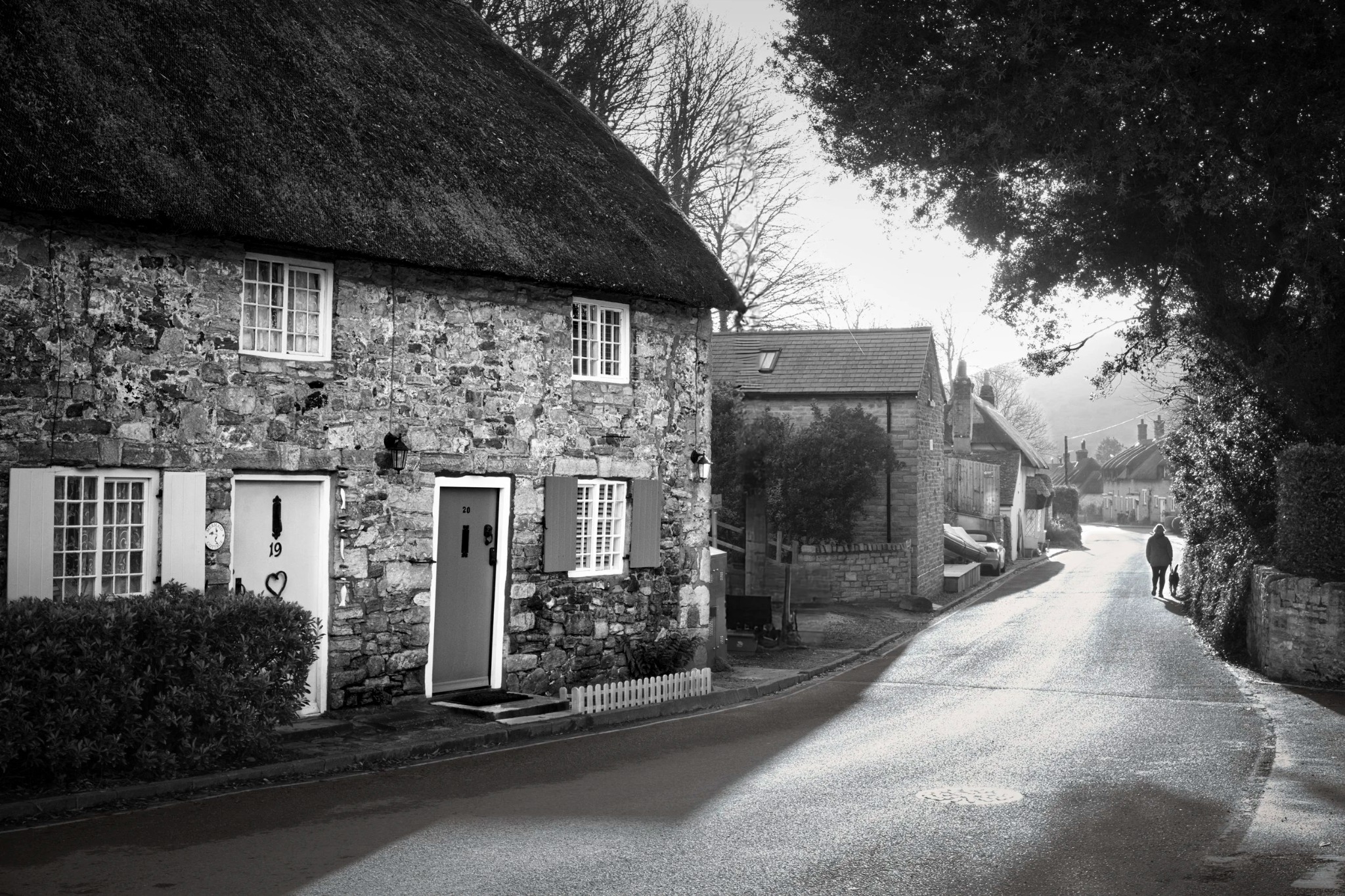 Country cottages in an English village