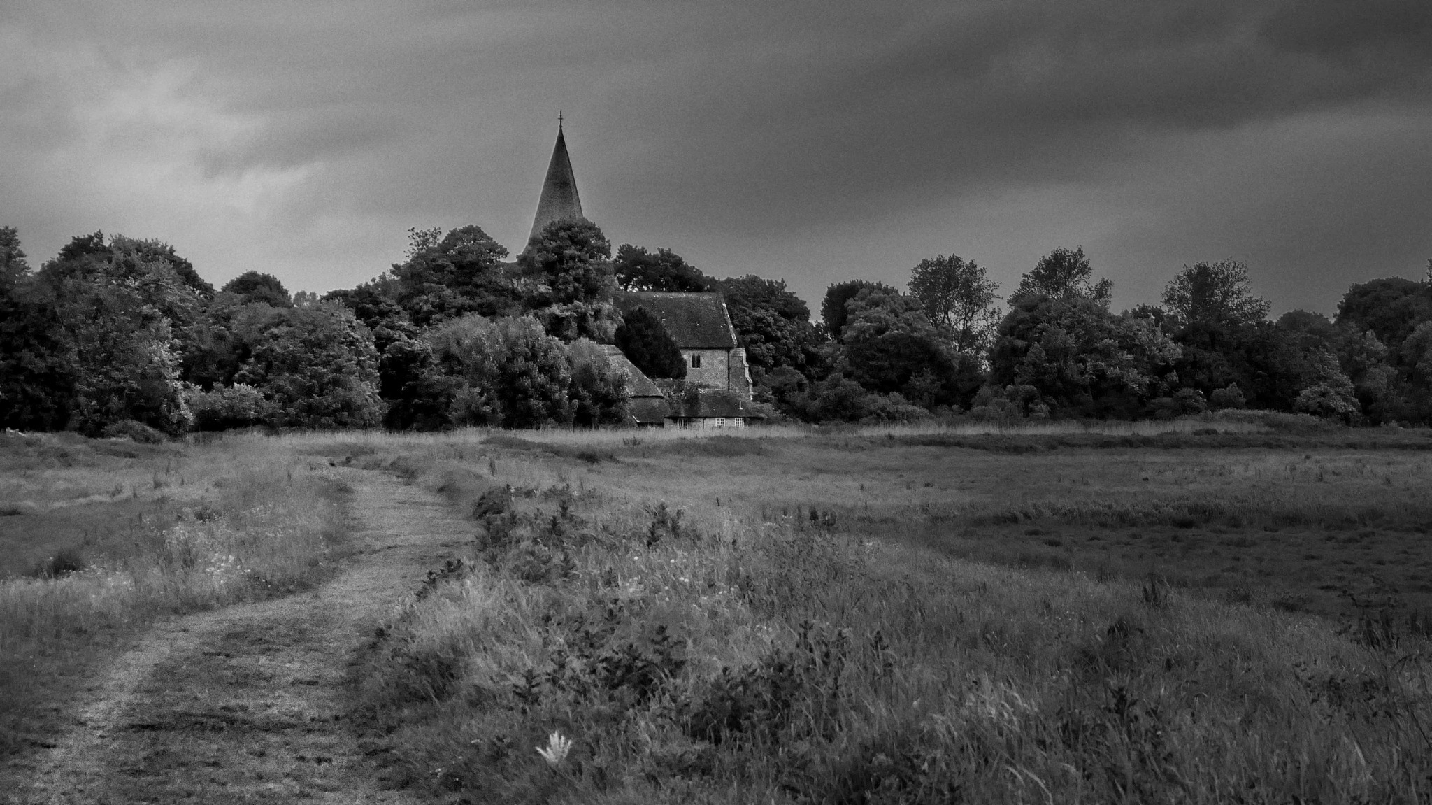 Small rural church in the South Downs