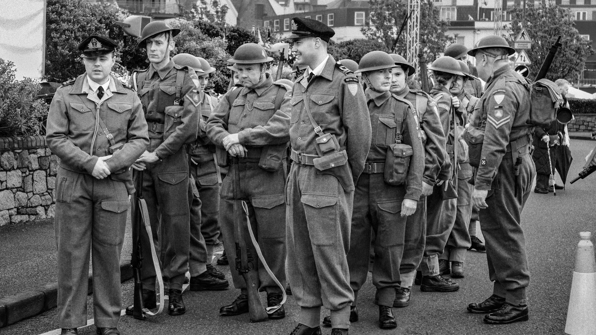 Jersey Liberation Day reenactors
