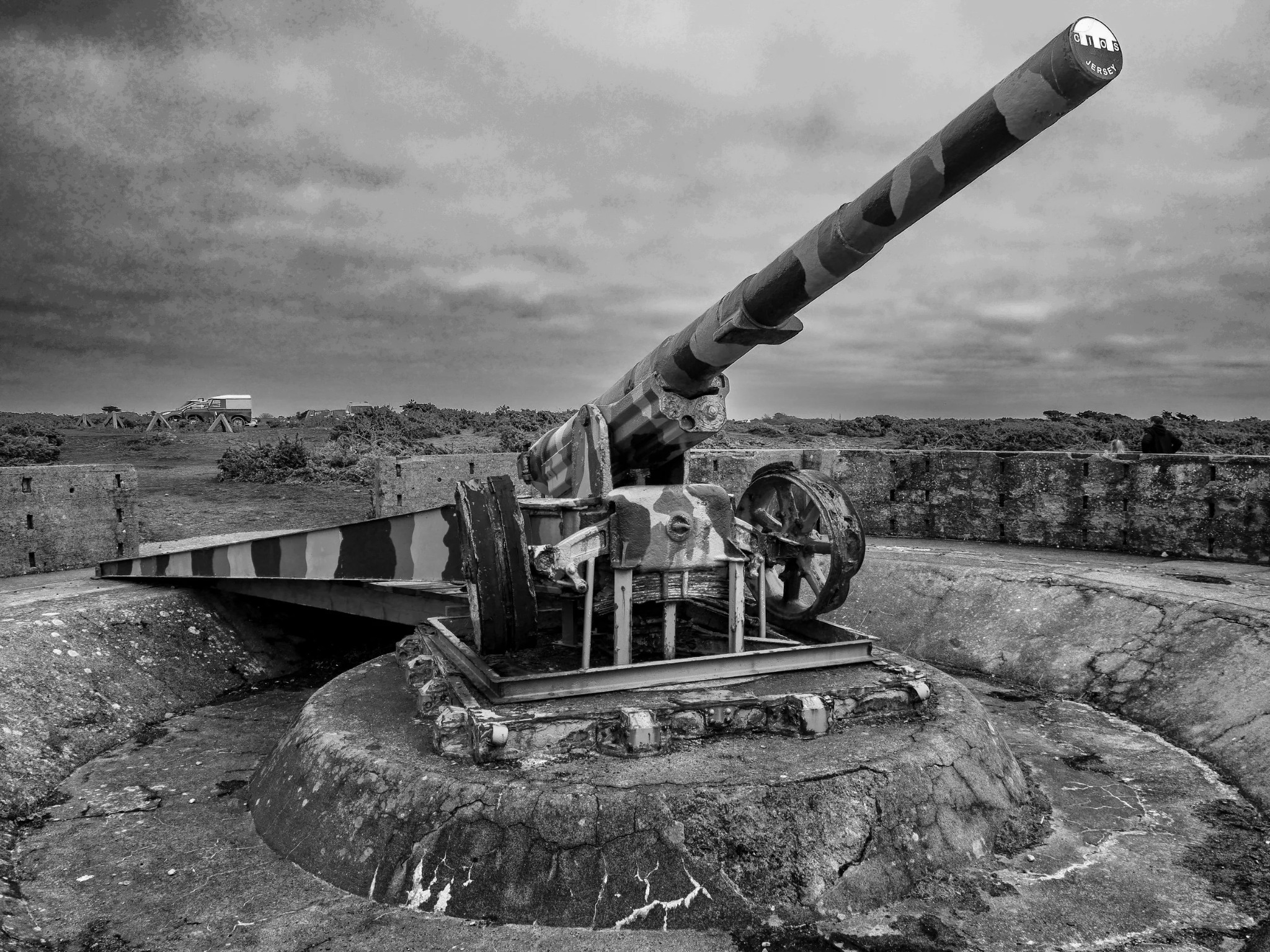 German gun emplacement in Jersey