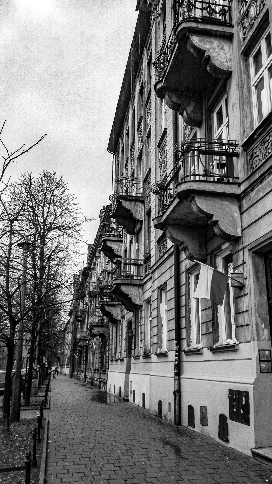 0766 krakow-art-nouveau-balconies-street-black-and-white c091f431bf