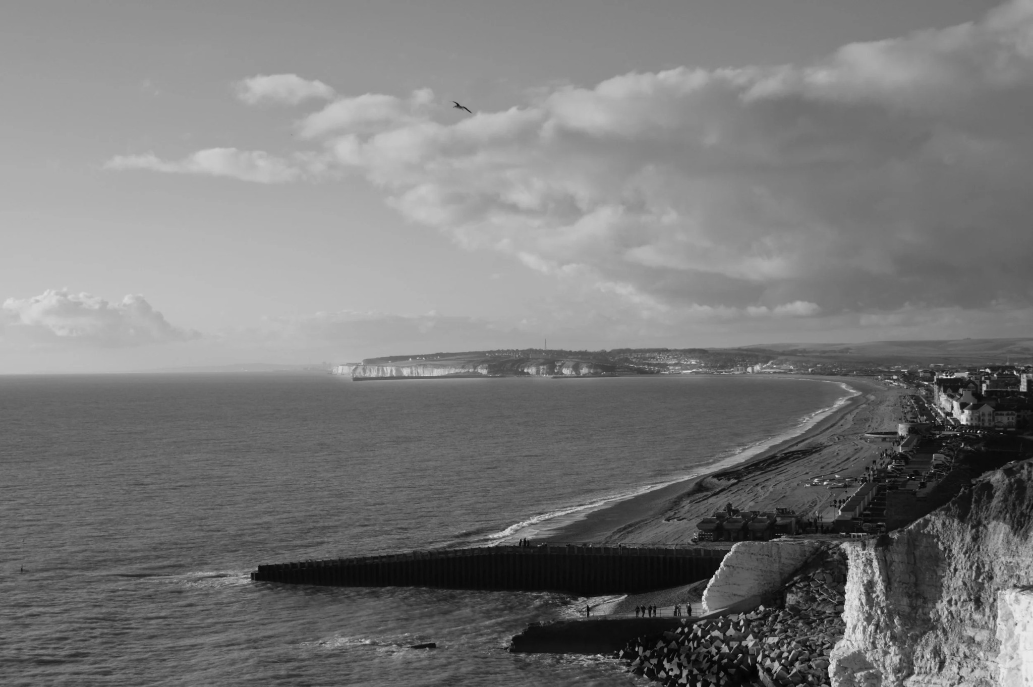Black and white countryside photograph by Mark Weekes