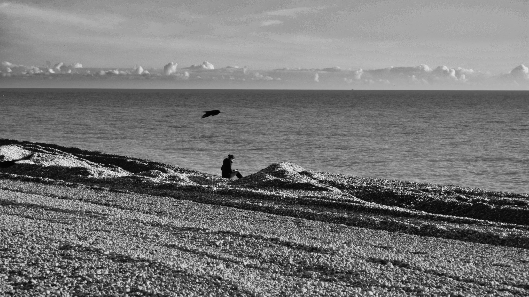 Black and white countryside photograph by Mark Weekes