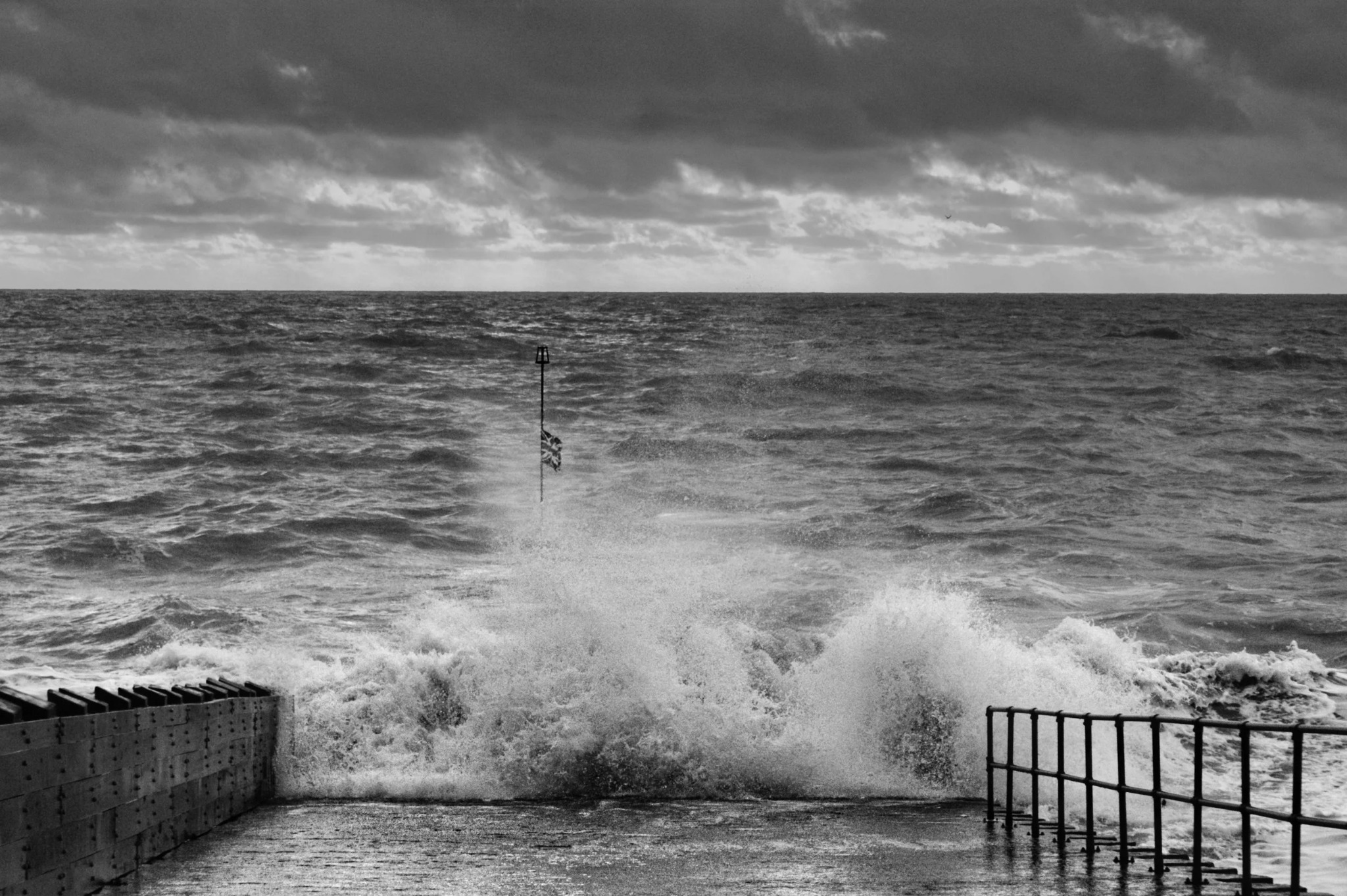 Black and white countryside photograph by Mark Weekes