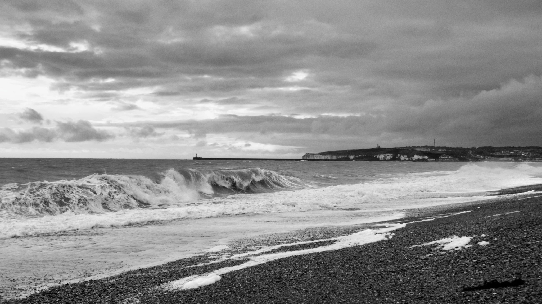 Black and white countryside photograph by Mark Weekes